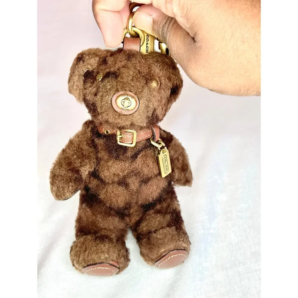 Coach Shearling Bear Charm - Picture 10 of 10
